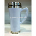 new product 2015 high quality BPA free double wall custom mug, stainless steel mug, plastic coffee mug